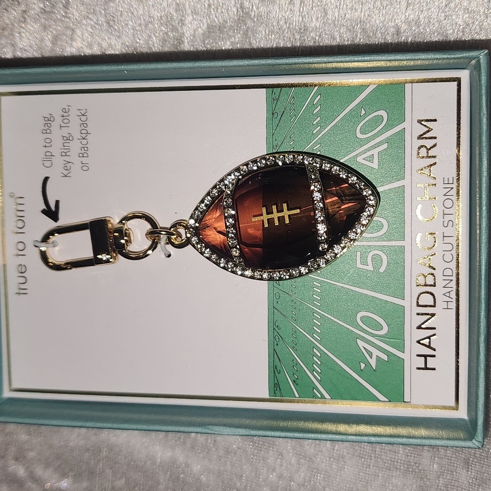 Football Handbag Charm